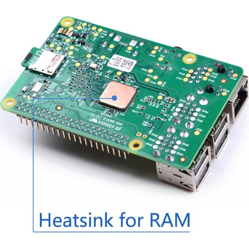 Caja iUniker para Raspberry Pi 3 B+ con Ventilador y Disipadores