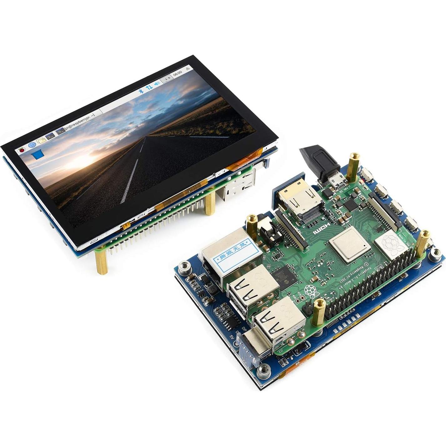 Pantalla Táctil Capacitiva 4.3" HDMI Waveshare 800x480 IPS