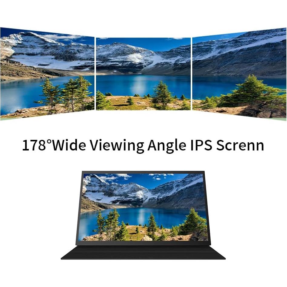 Monitor Portátil CUQI 10" IPS 1024x600 para Raspberry Pi