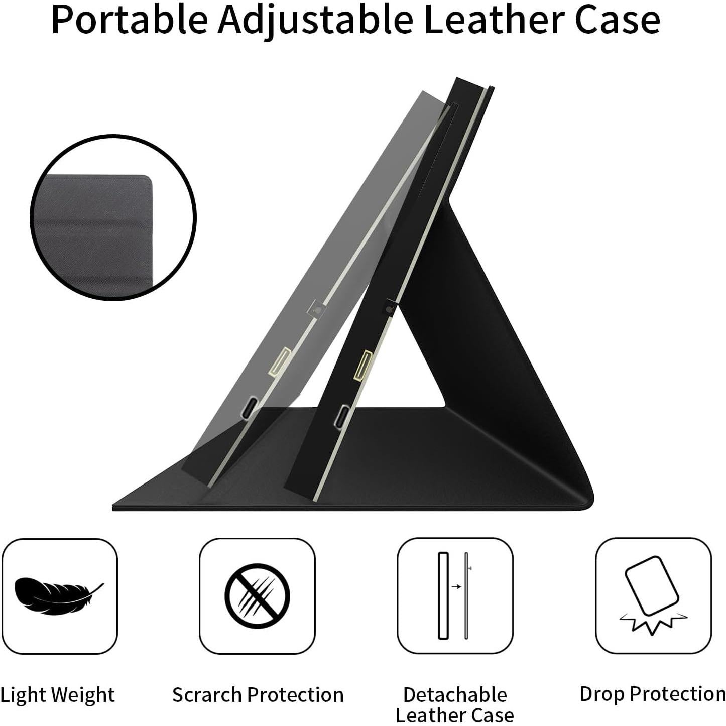 Monitor Portátil CUQI 10" IPS 1024x600 para Raspberry Pi