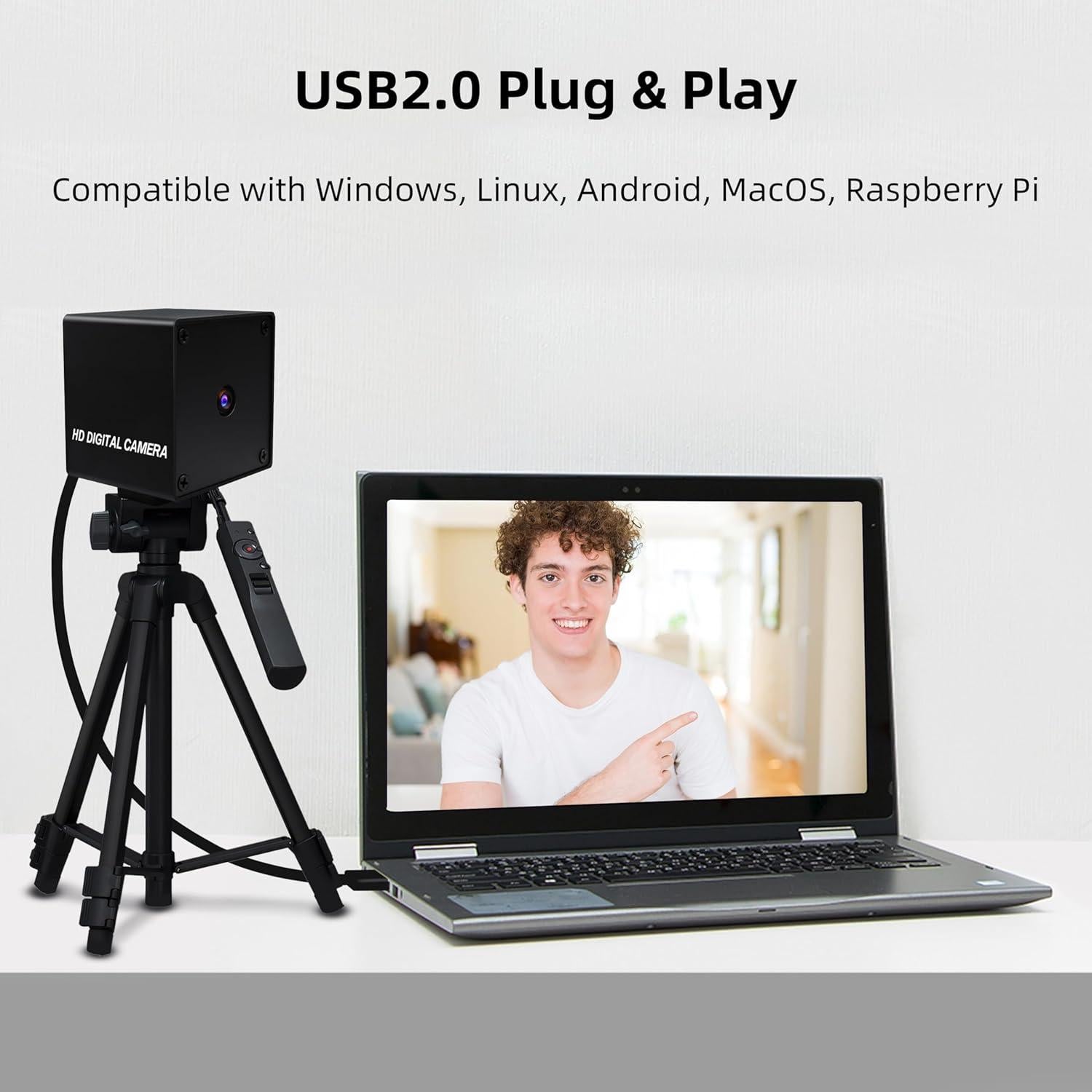 Cámara USB 48MP Magnolia MG-USB48MP01-KAF70 4K Autofocus