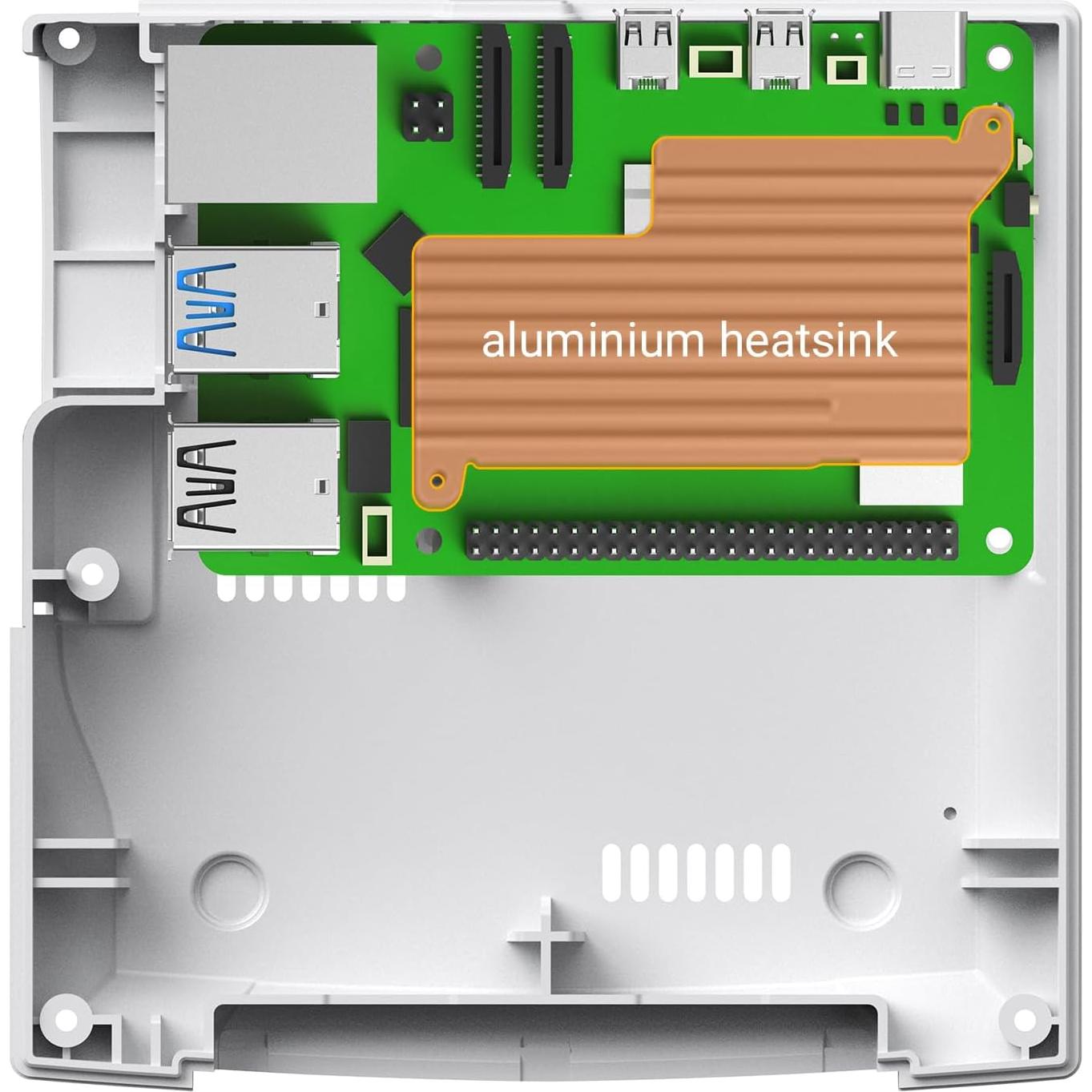 Funda RetroFlag Dream para Raspberry Pi 5 con refrigeración