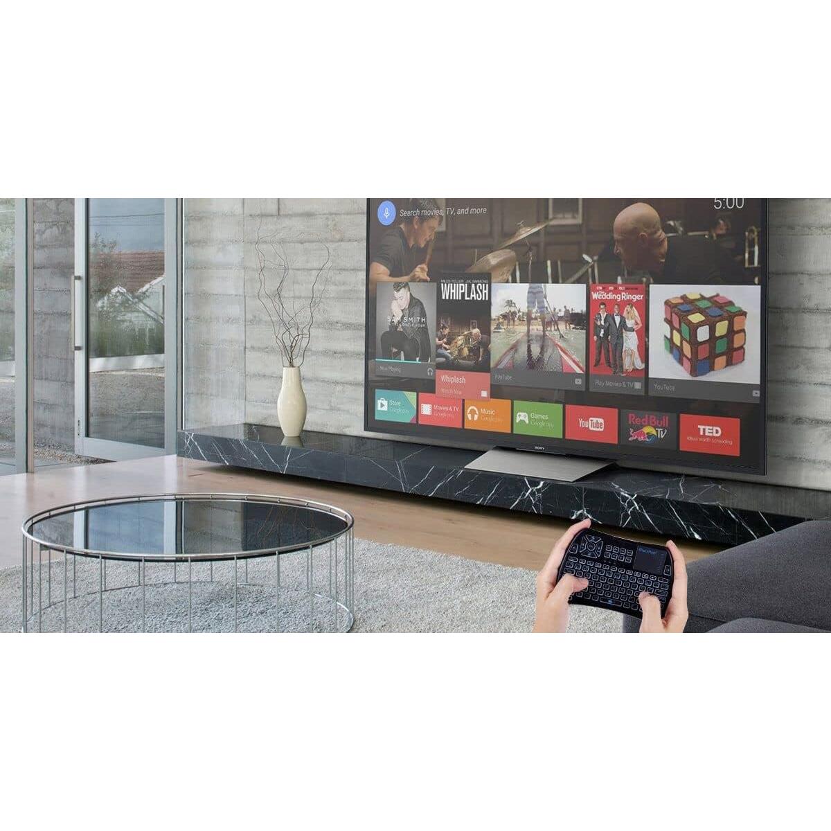 Teclado Mini Bluetooth iPazzPort KP-61SM con Touchpad y Aprendizaje IR