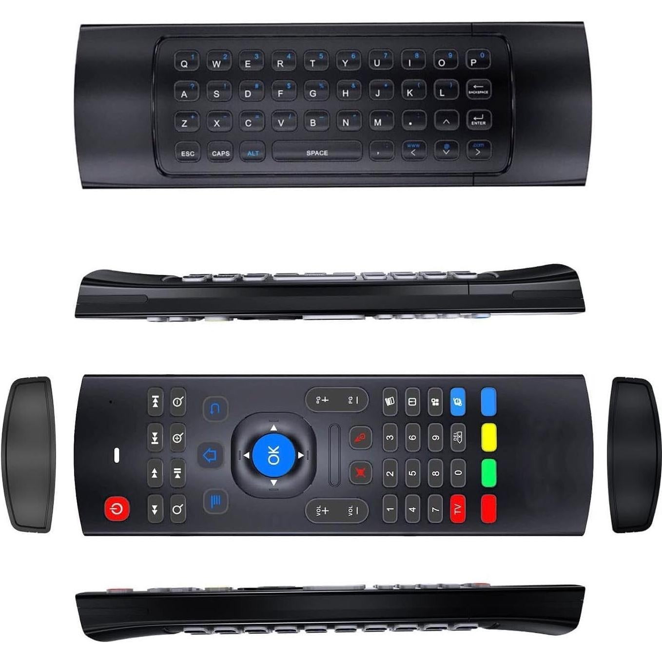 Control Remoto Air Mouse MX3 Pro Inalámbrico 2.4G con Teclado