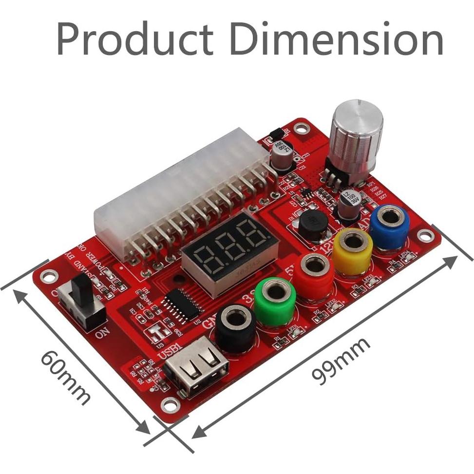 Placa de Distribución de Alimentación ATX HLT con Kit Acrílico