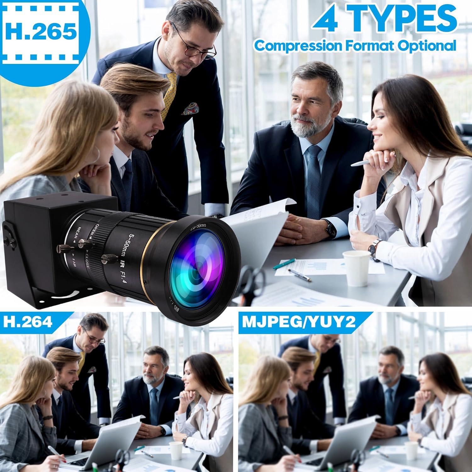 Cámara USB HDMI 4K IEights 10X Zoom Manual 5-50mm