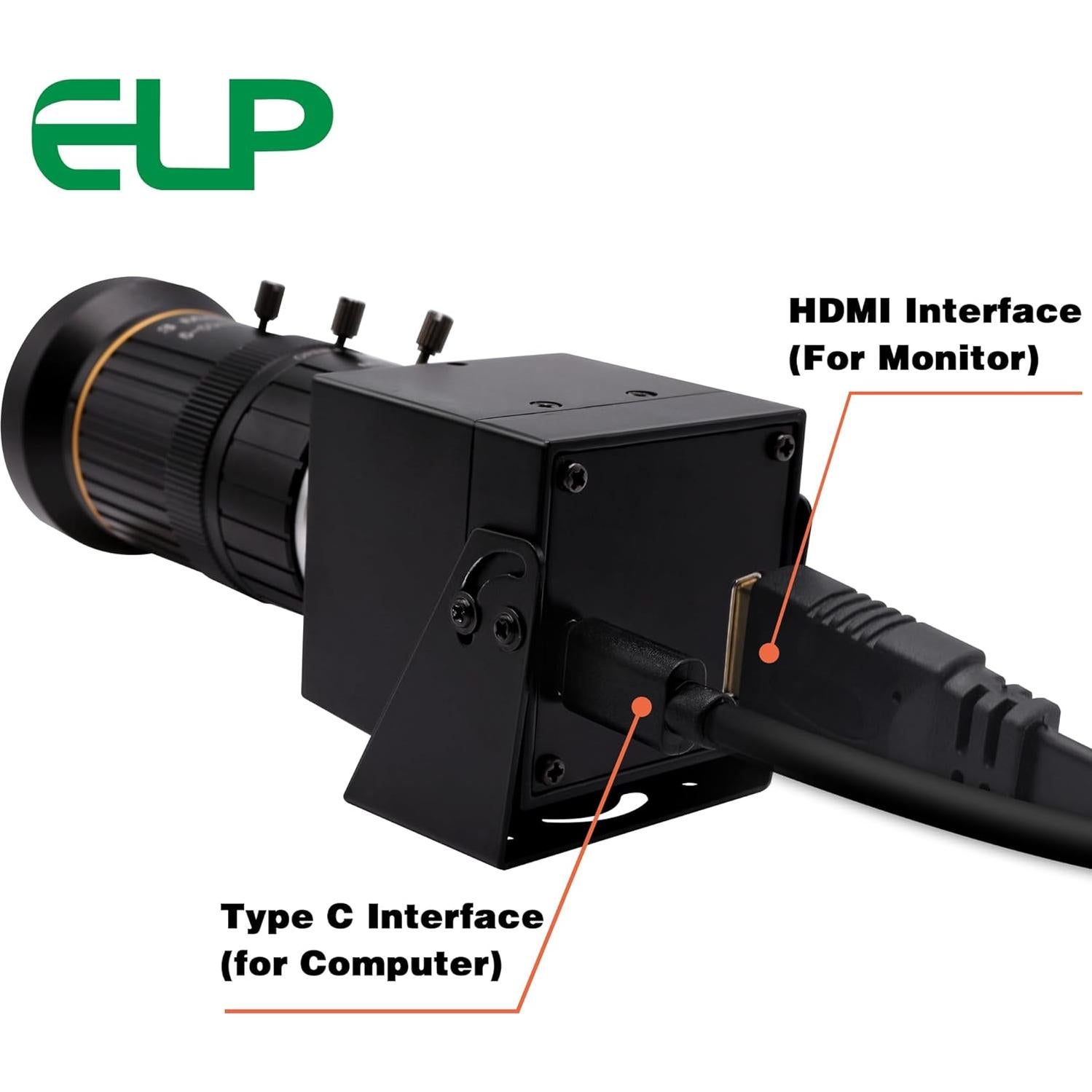 Cámara USB HDMI 4K IEights 10X Zoom Manual 5-50mm