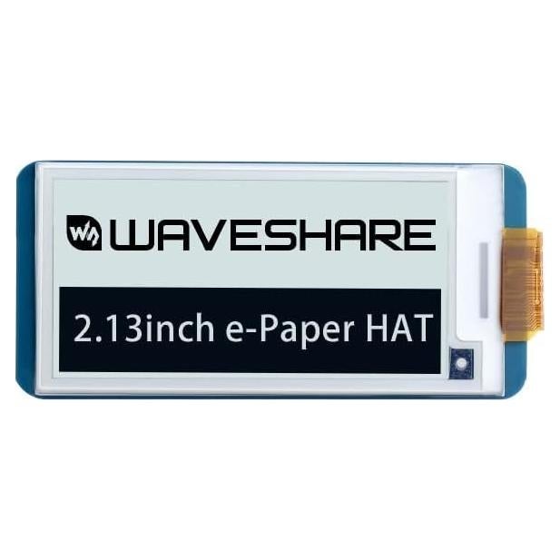 Pantalla HAT E-Ink 2.13" Unistorm 250x122 SPI Raspberry Pi