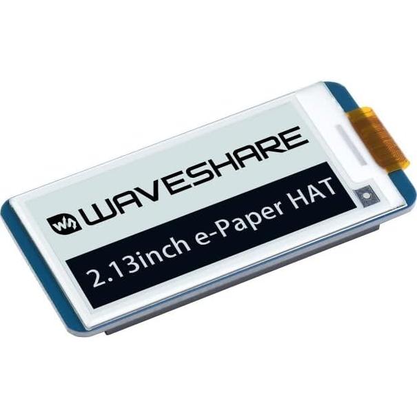 Pantalla HAT E-Ink 2.13" Unistorm 250x122 SPI Raspberry Pi