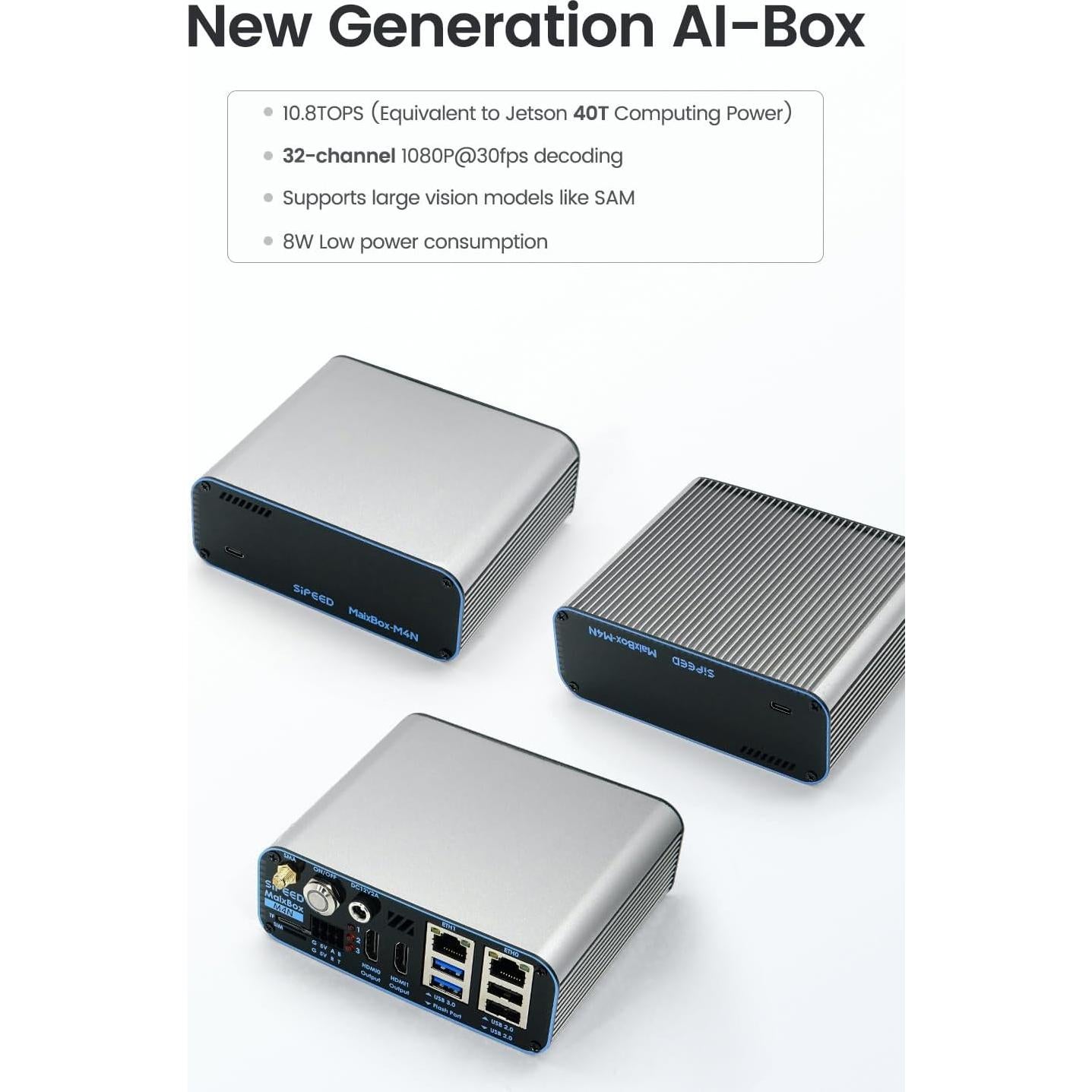 Kit de Desarrollo AI M4N-Dock WayPonDEV 8GB LPDDR4X NVR