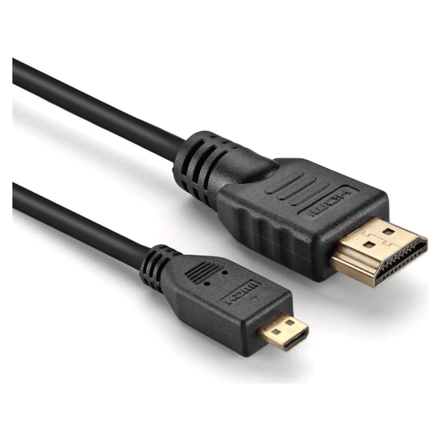 Cable HDMI a Micro HDMI 1.83m AlyKets 4K para GoPro y Raspberry Pi