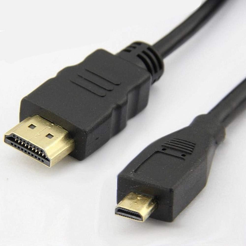 Cable HDMI a Micro HDMI 1.83m AlyKets 4K para GoPro y Raspberry Pi
