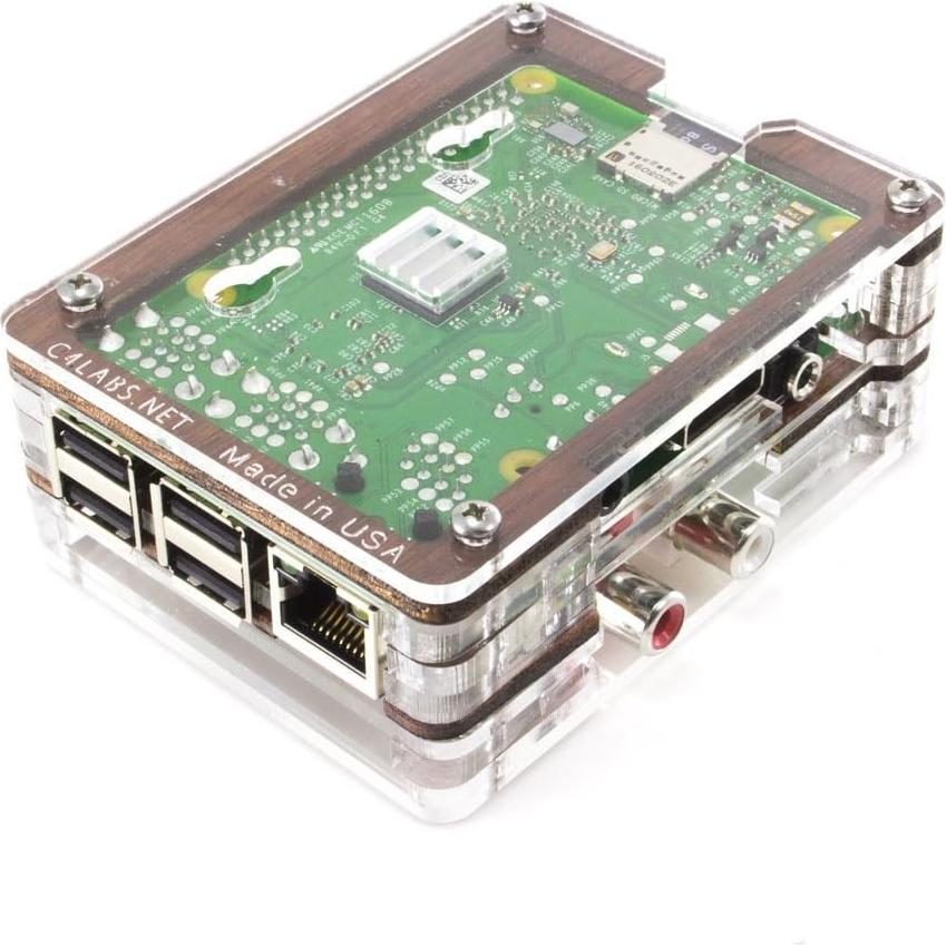 Sombrero Superior Zebra C4 Labs para Raspberry Pi 3B+ - 1.9 cm