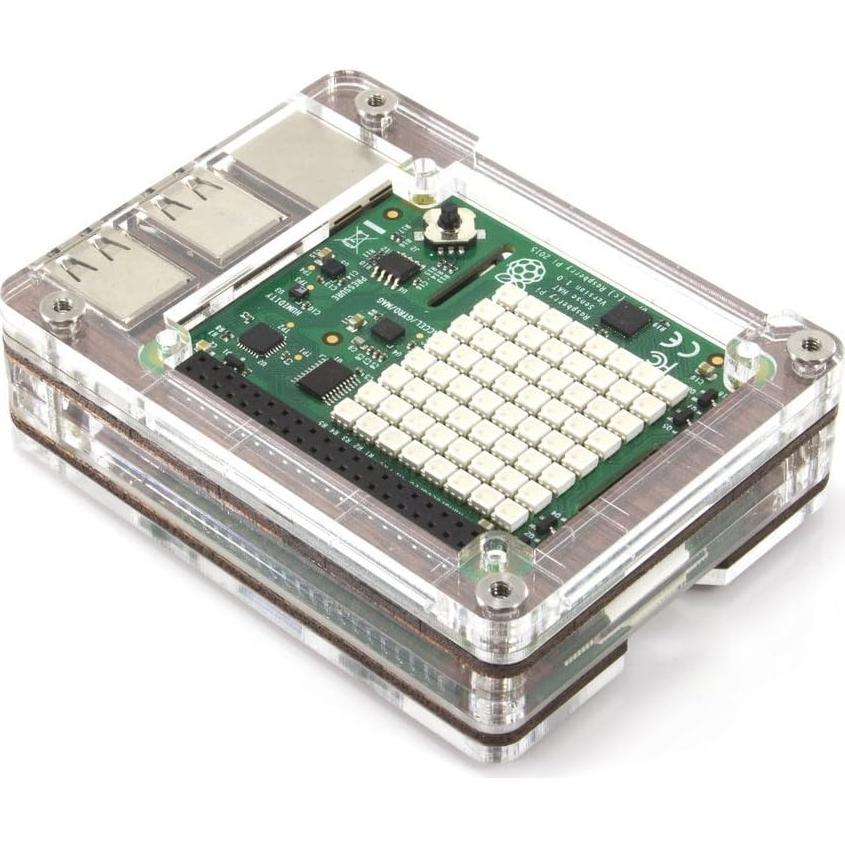 Sombrero Superior Zebra C4 Labs para Raspberry Pi 3B+ - 1.9 cm