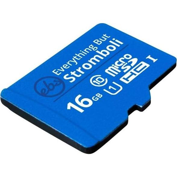 Paquete de 5 Tarjetas MicroSD 16GB Todo Menos Stromboli Clase 10