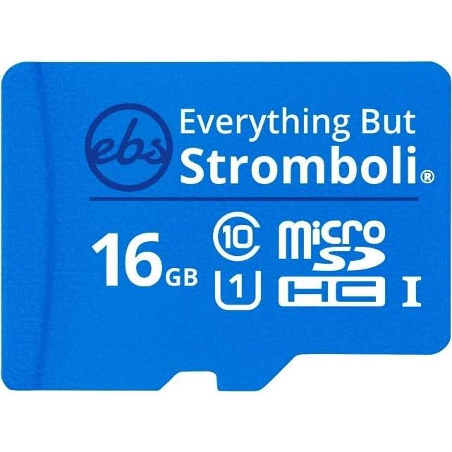 Paquete de 5 Tarjetas MicroSD 16GB Todo Menos Stromboli Clase 10