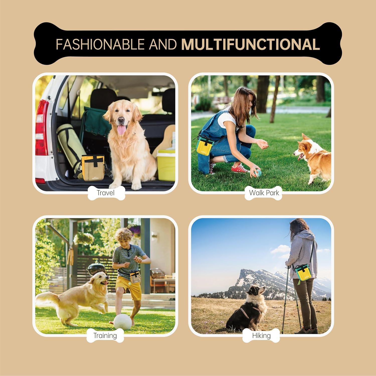 Bolsa de Golosinas para Perros Sharmila - Impermeable Verde