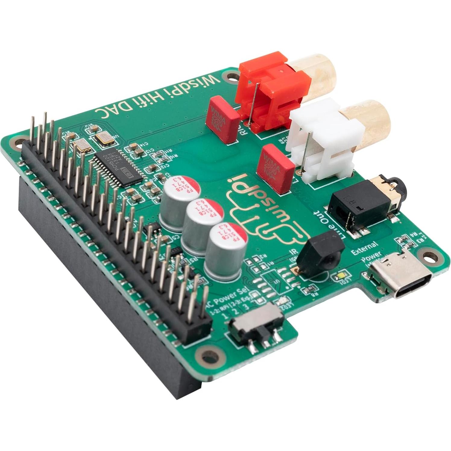 Tarjeta HiFi DAC HAT SevenSenses PCM5122 para Raspberry Pi