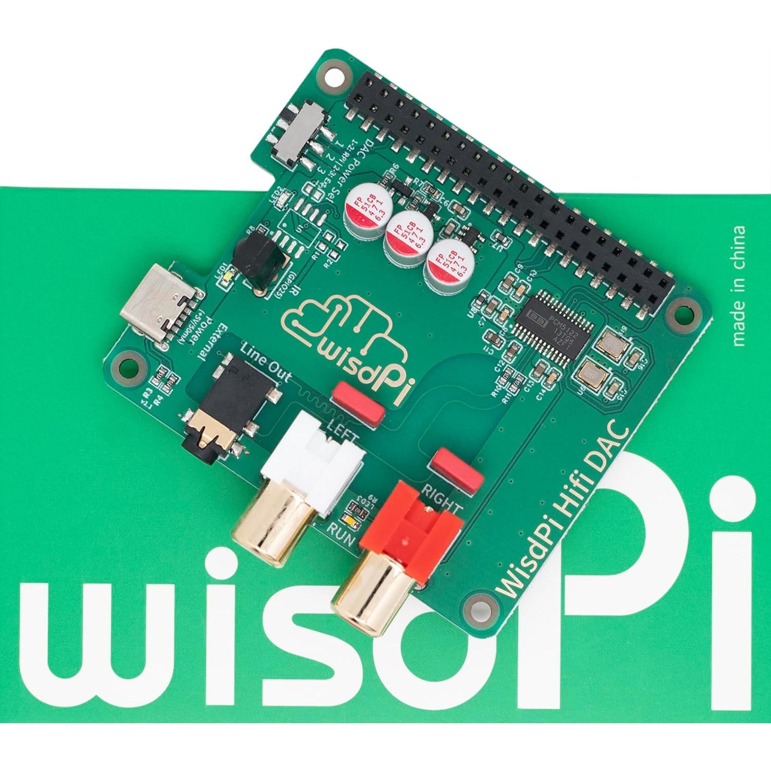 Tarjeta HiFi DAC HAT SevenSenses PCM5122 para Raspberry Pi