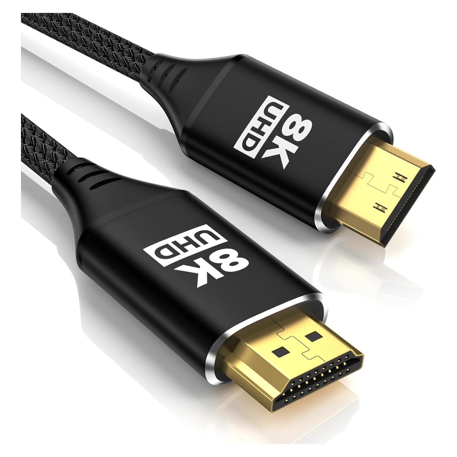 Cable Mini HDMI a HDMI 3M RUIZHI 4K@60Hz para Cámaras
