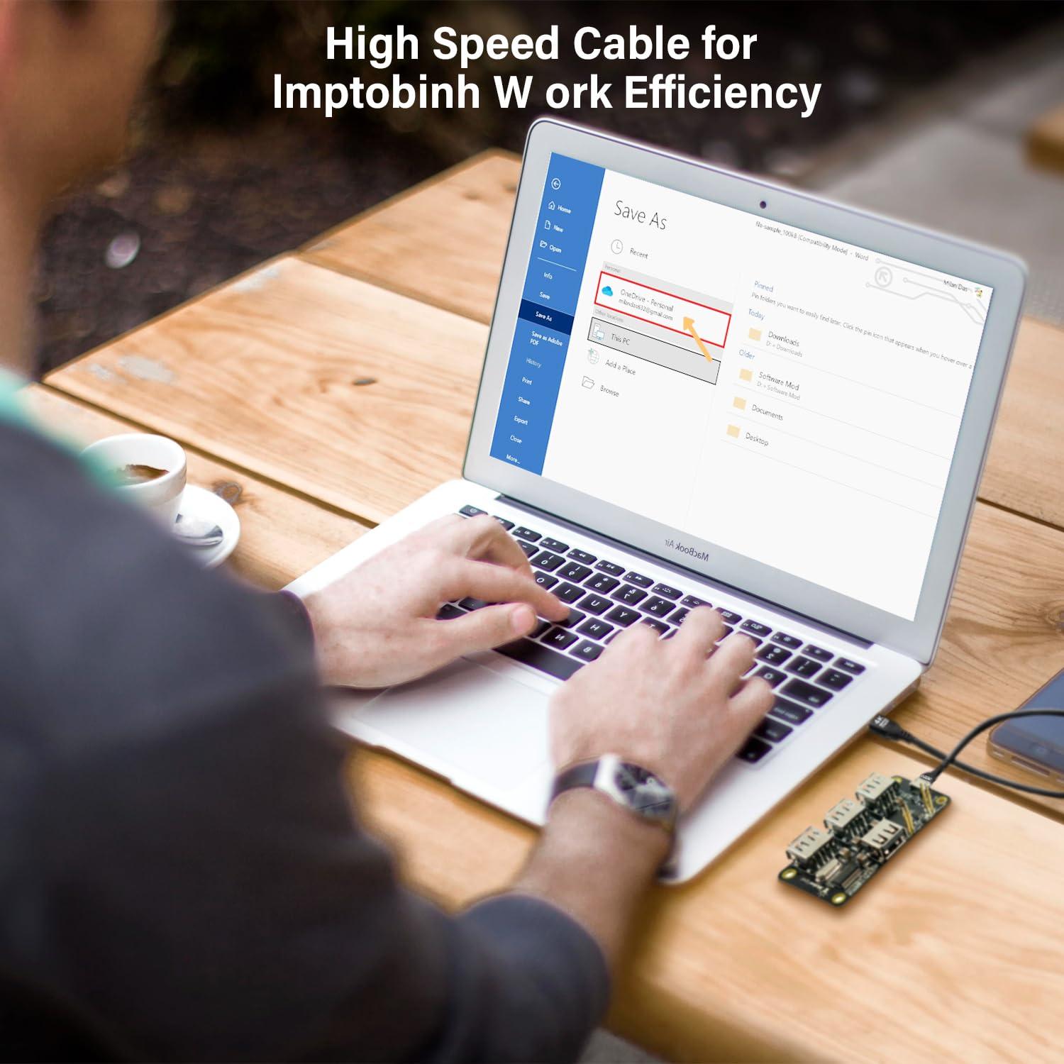 Cable Mini HDMI a HDMI 3M RUIZHI 4K@60Hz para Cámaras