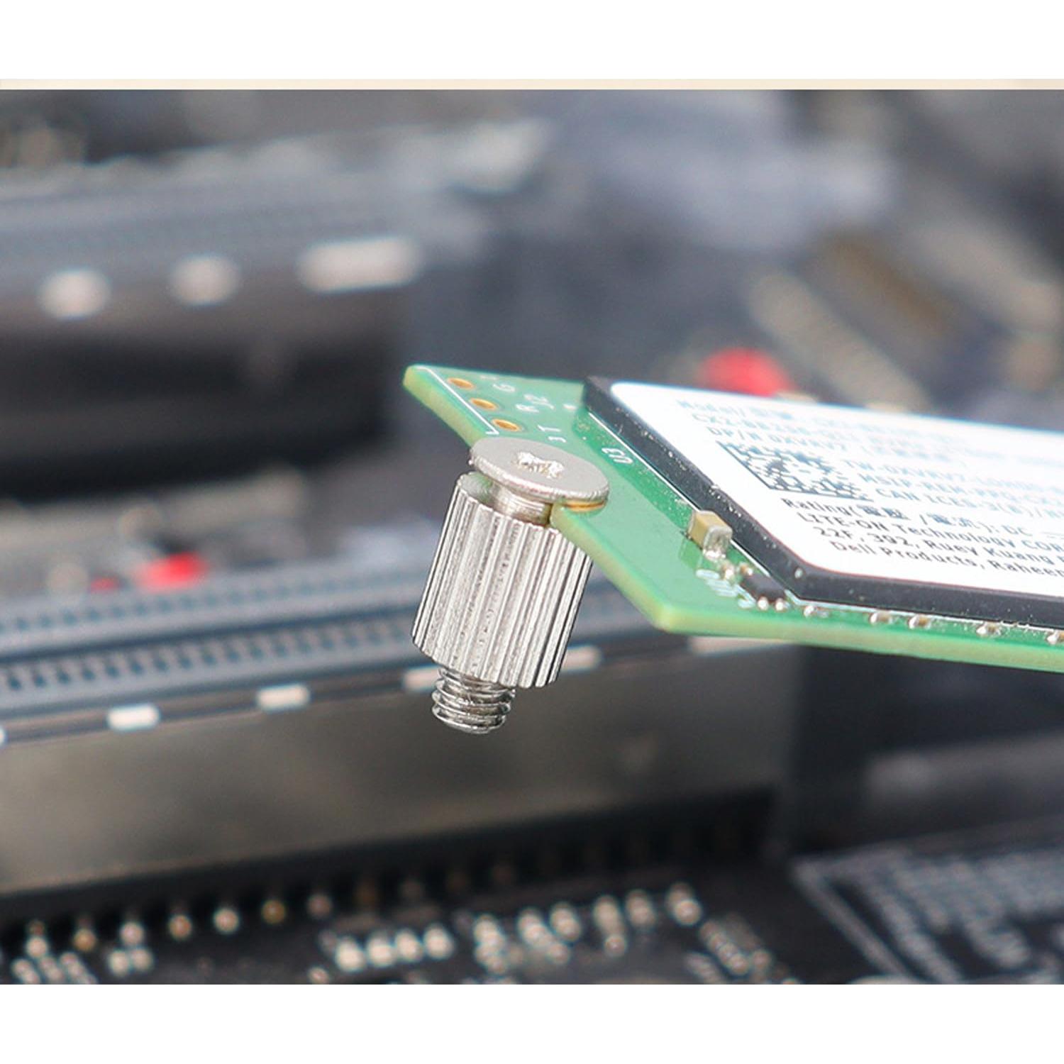 Kit de Tornillos M.2 SSD ZDE con Destornillador - 10 Piezas