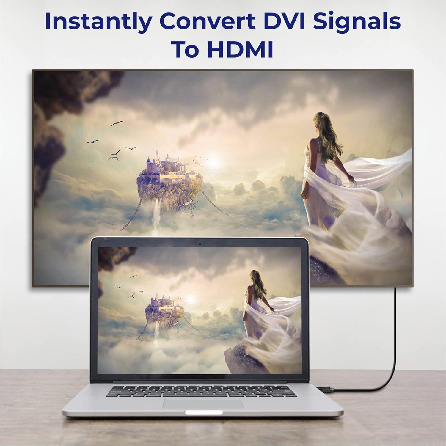 Cable HDMI a VGA 1.83m Aurum Cables 1080p Conectores Dorados