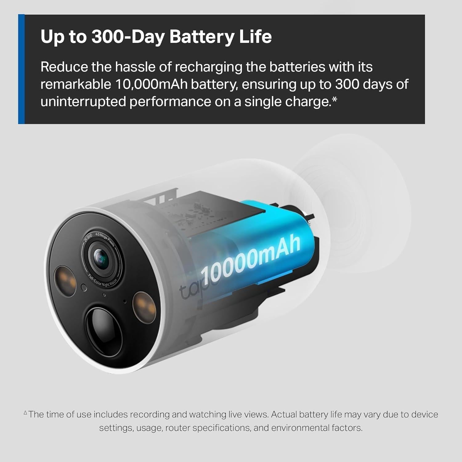 Cámara de Seguridad TP-Link Tapo C425 2K Inalámbrica