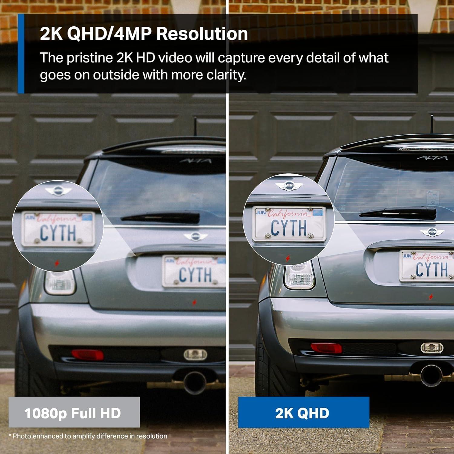 Cámara de Seguridad TP-Link Tapo C425 2K Inalámbrica