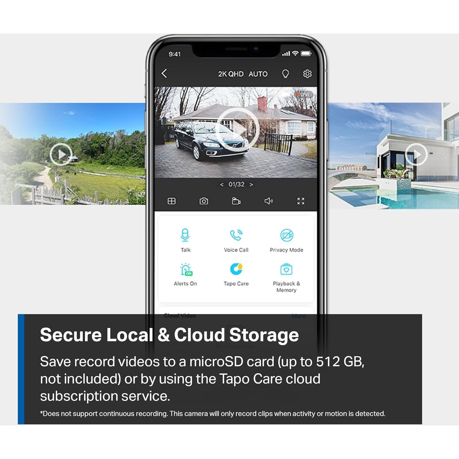 Cámara de Seguridad TP-Link Tapo C425 2K Inalámbrica