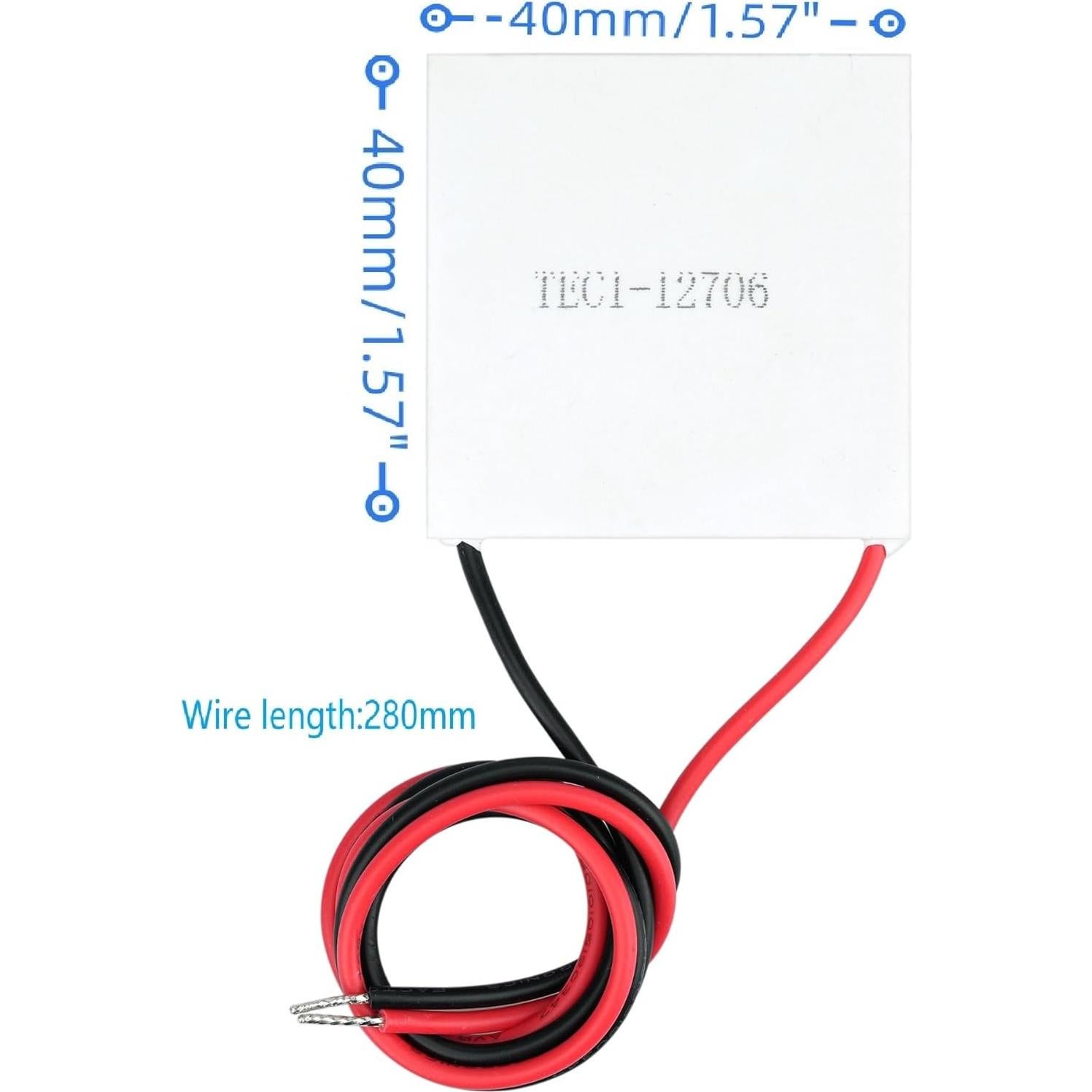 Módulo Enfriador Peltier MTDELE TEC1-12706 12V 60W 40x40mm