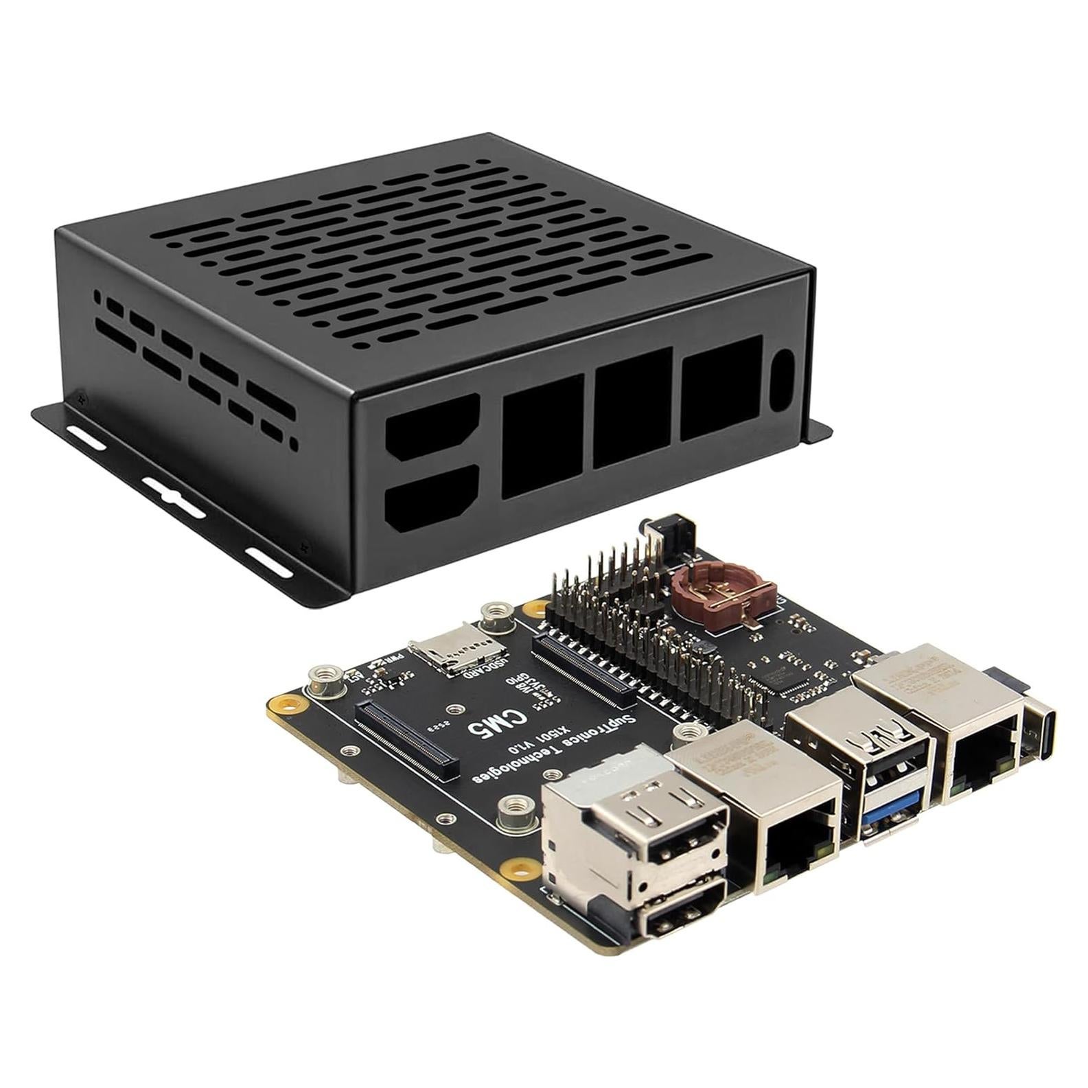 Placa de expansión X1501 Geekworm + Caja metal X1500-C1