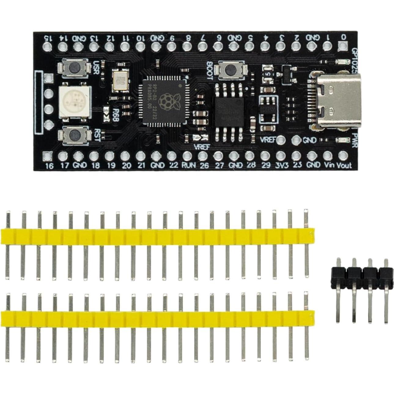 Placa Base RP2040 YFUSET USB-C 16MB Flash 264KB SRAM