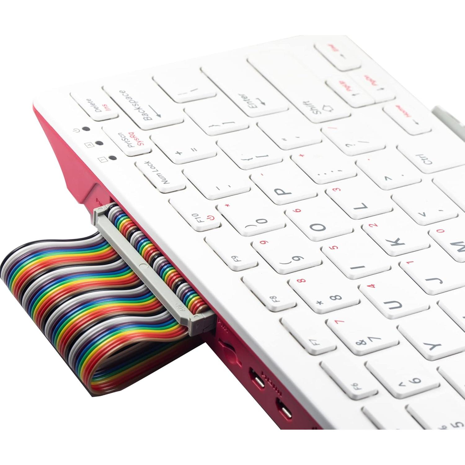 Cable de Cinta Plana Arcoíris 40P Macho a Hembra 20cm