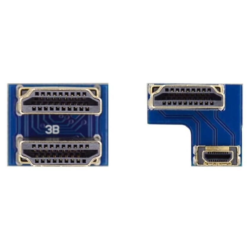 Adaptador HDMI Tipo A a Micro HDMI xiwai 2 Piezas para Raspberry PI