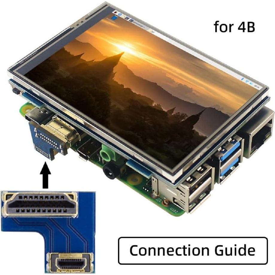 Adaptador HDMI Tipo A a Micro HDMI xiwai 2 Piezas para Raspberry PI