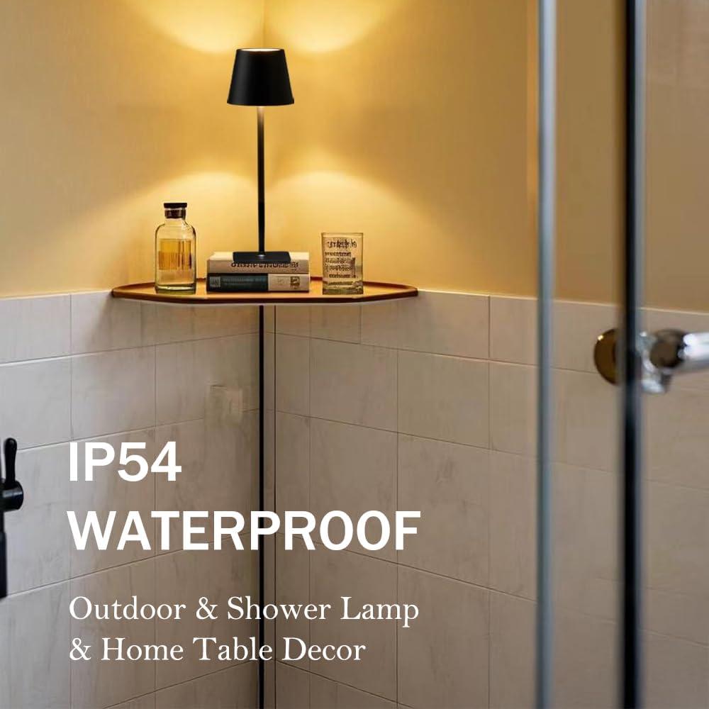 Juego de 2 Lámparas de Mesa Inalámbricas LamparaDecor 6000mAh