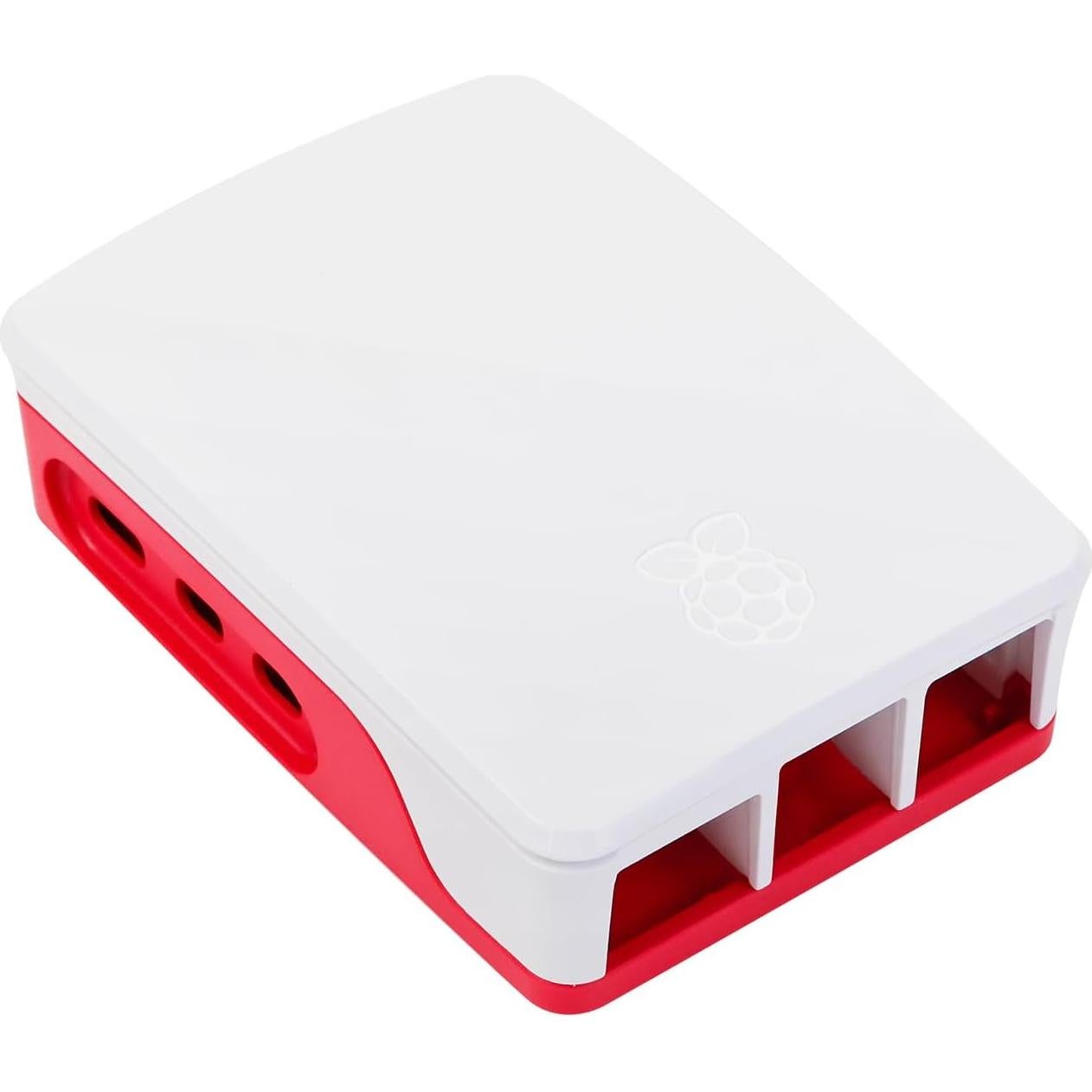 Carcasa Raspberry Pi 5 Yahboom Roja Blanca con Ventilador PWM