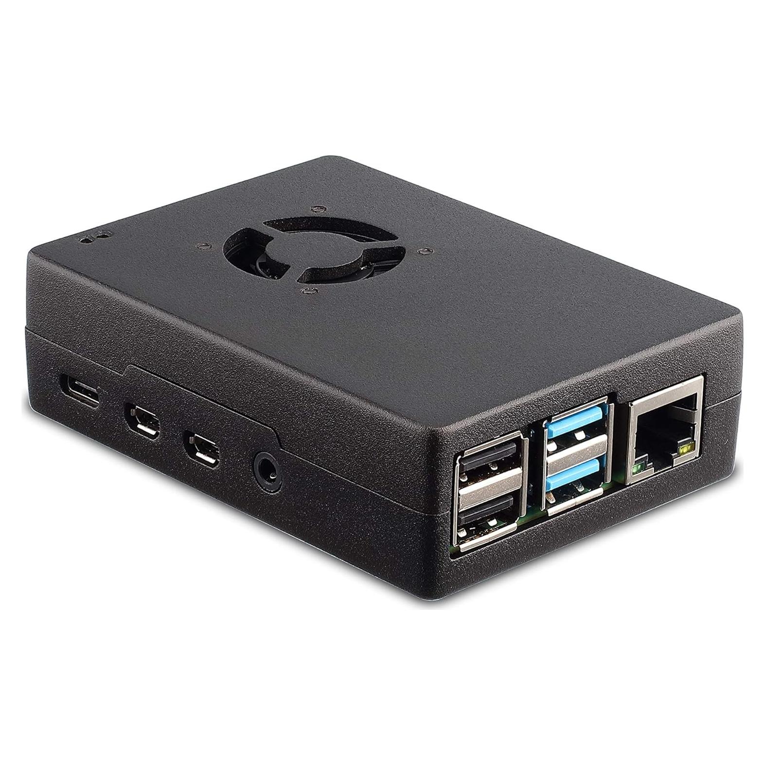 Funda de Aluminio Vilros para Raspberry Pi 4 con Ventilador