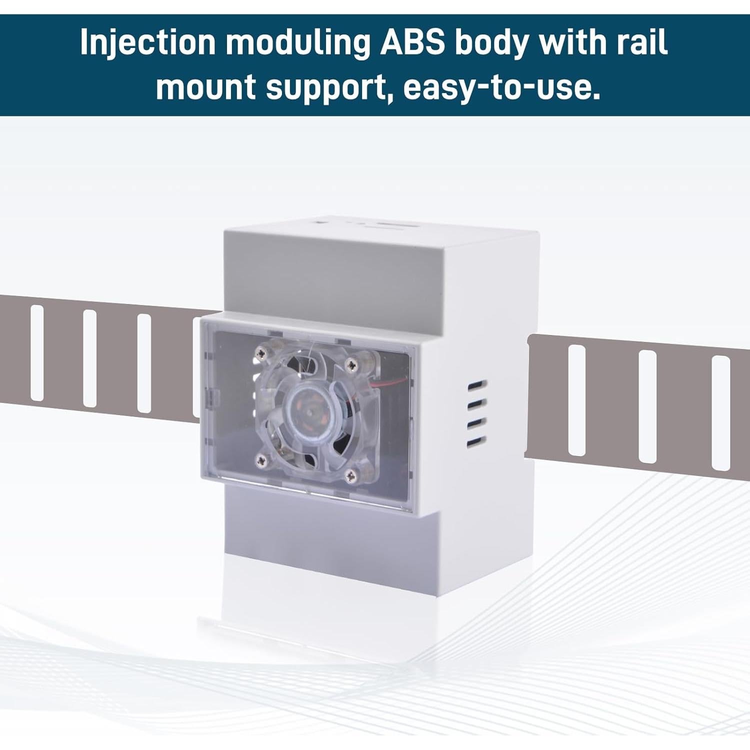 Caja para Raspberry Pi 5 GeeekPi con Enfriador Activo Negro