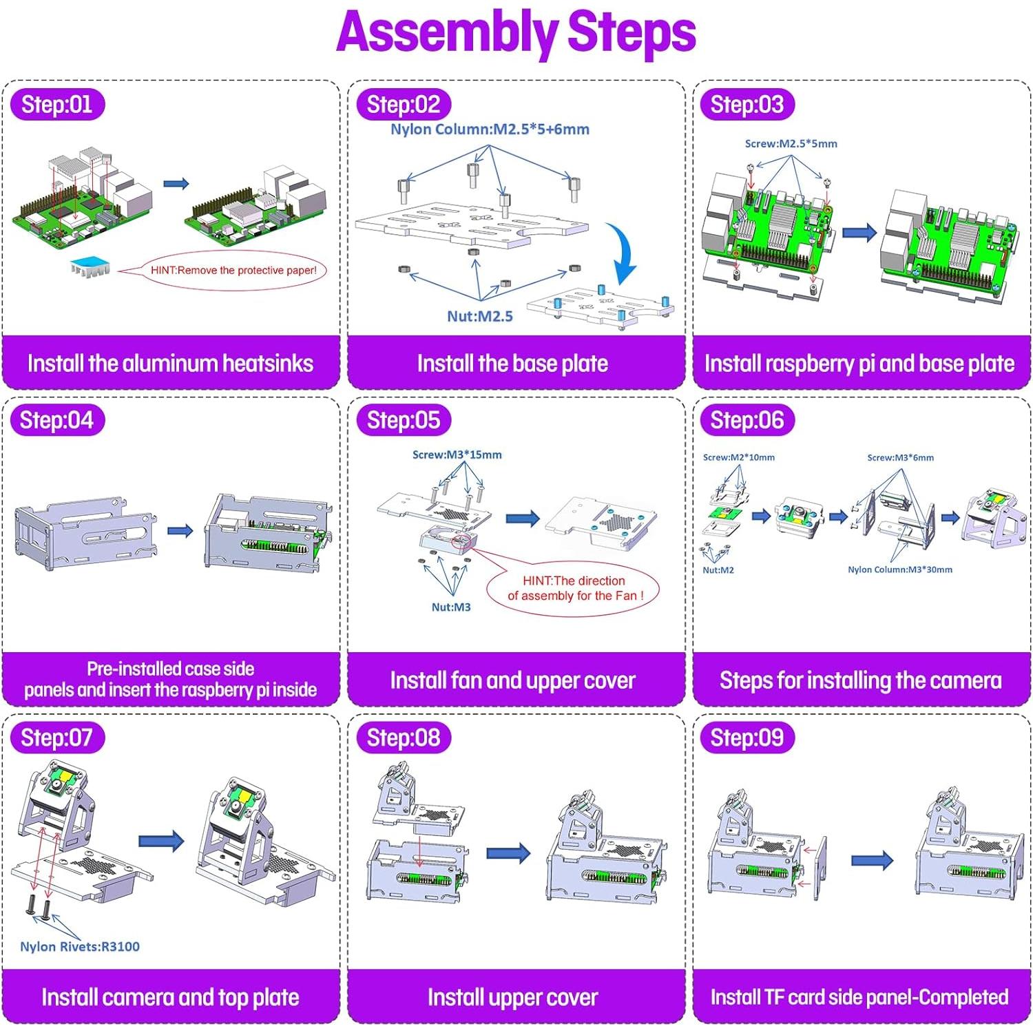 Caja Acrílica SeekerPi para Raspberry Pi 5 con Ventilador RGB