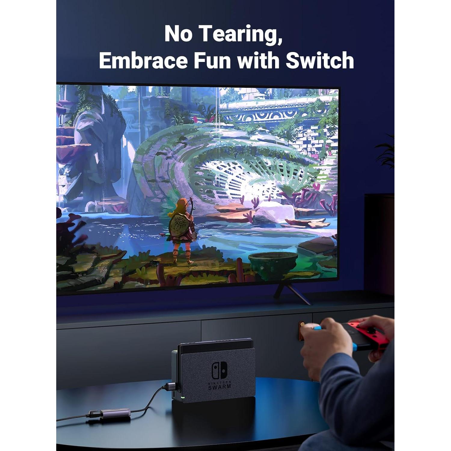 Adaptador USB a Ethernet UGREEN 1000Mbps para PC y Nintendo Switch