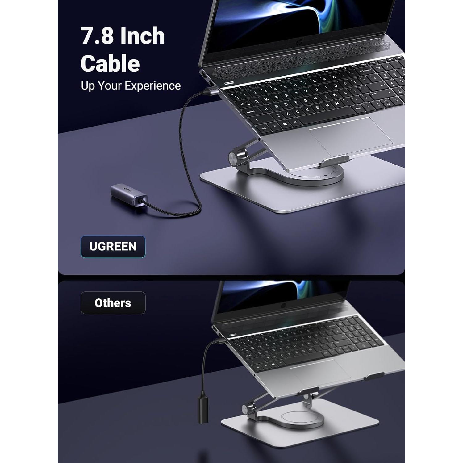 Adaptador USB a Ethernet UGREEN 1000Mbps para PC y Nintendo Switch