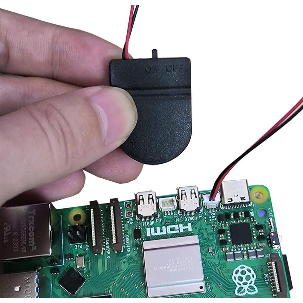 Soporte de Batería RTC Treedix para Raspberry Pi 5 - 2 Piezas