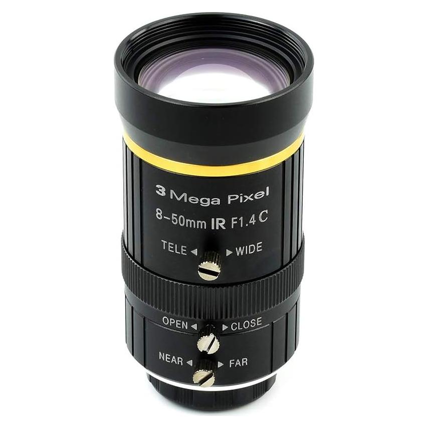 Lente de Zoom 8-50mm Waveshare para Cámara HQ Raspberry Pi