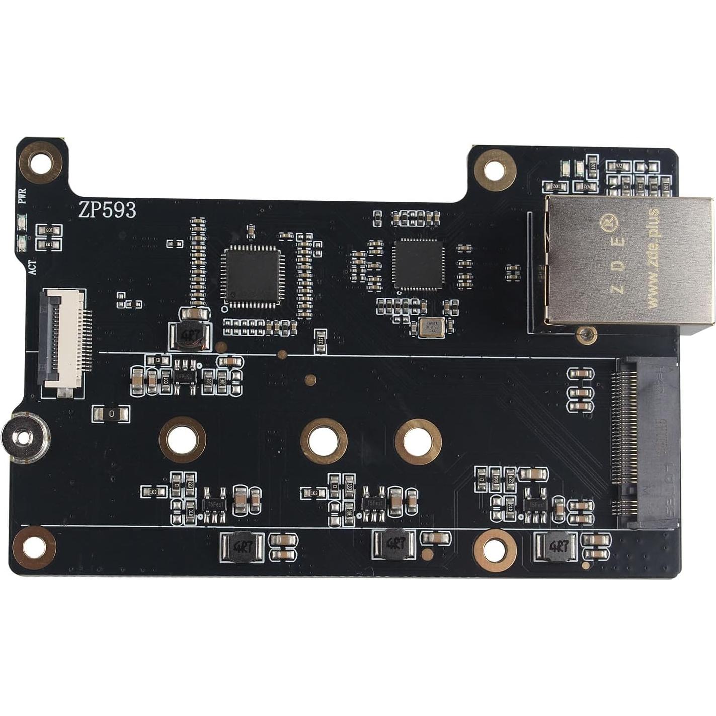 Adaptador ZDE ZP593 PCIe a Ethernet 2.5G para Raspberry Pi 5