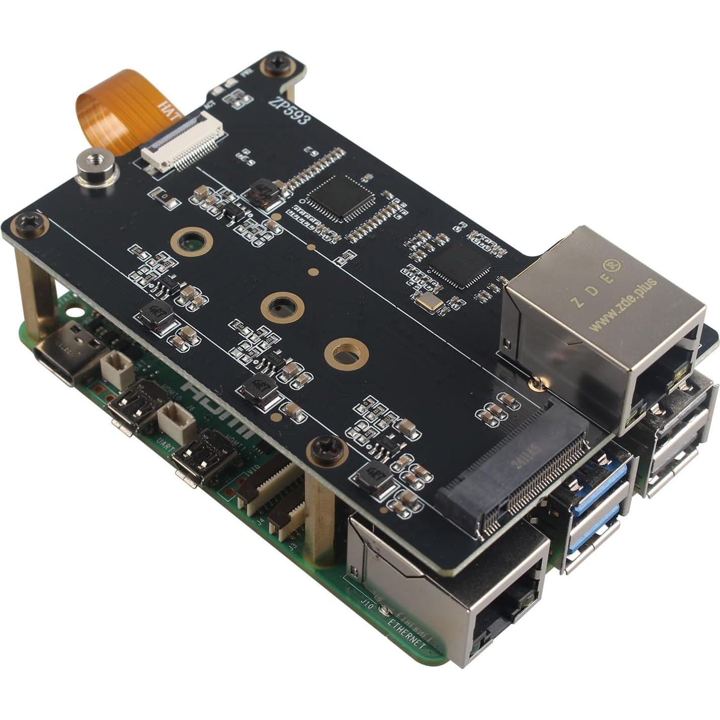Adaptador ZDE ZP593 PCIe a Ethernet 2.5G para Raspberry Pi 5