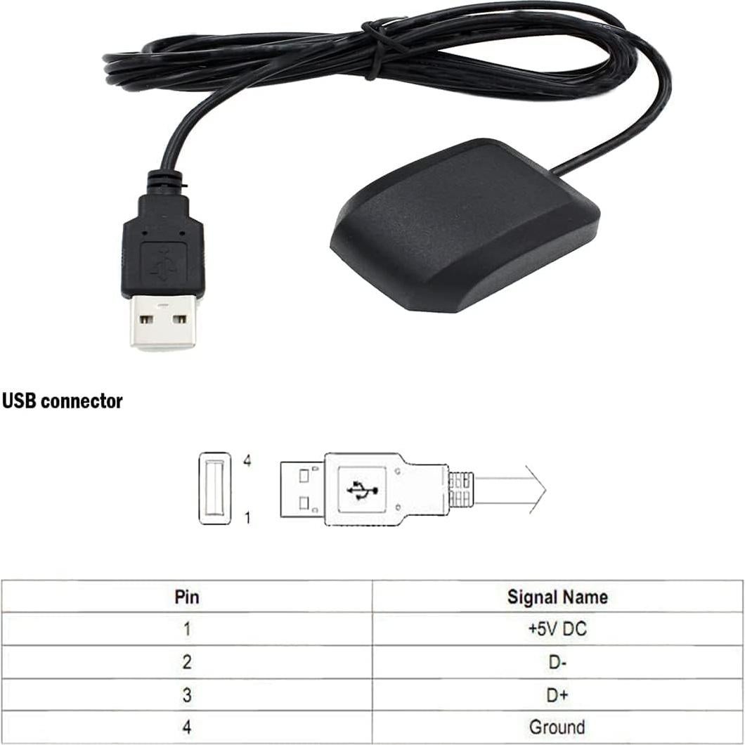 Receptor GPS USB VK-162 G-Mouse 2PCS Antena Externa 121.9g