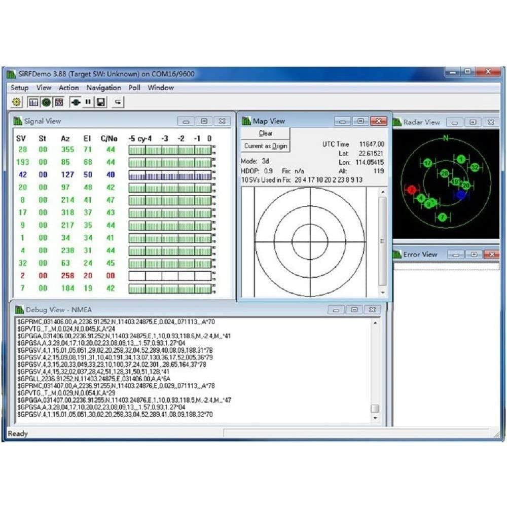 Receptor GPS USB VK-162 G-Mouse 2PCS Antena Externa 121.9g