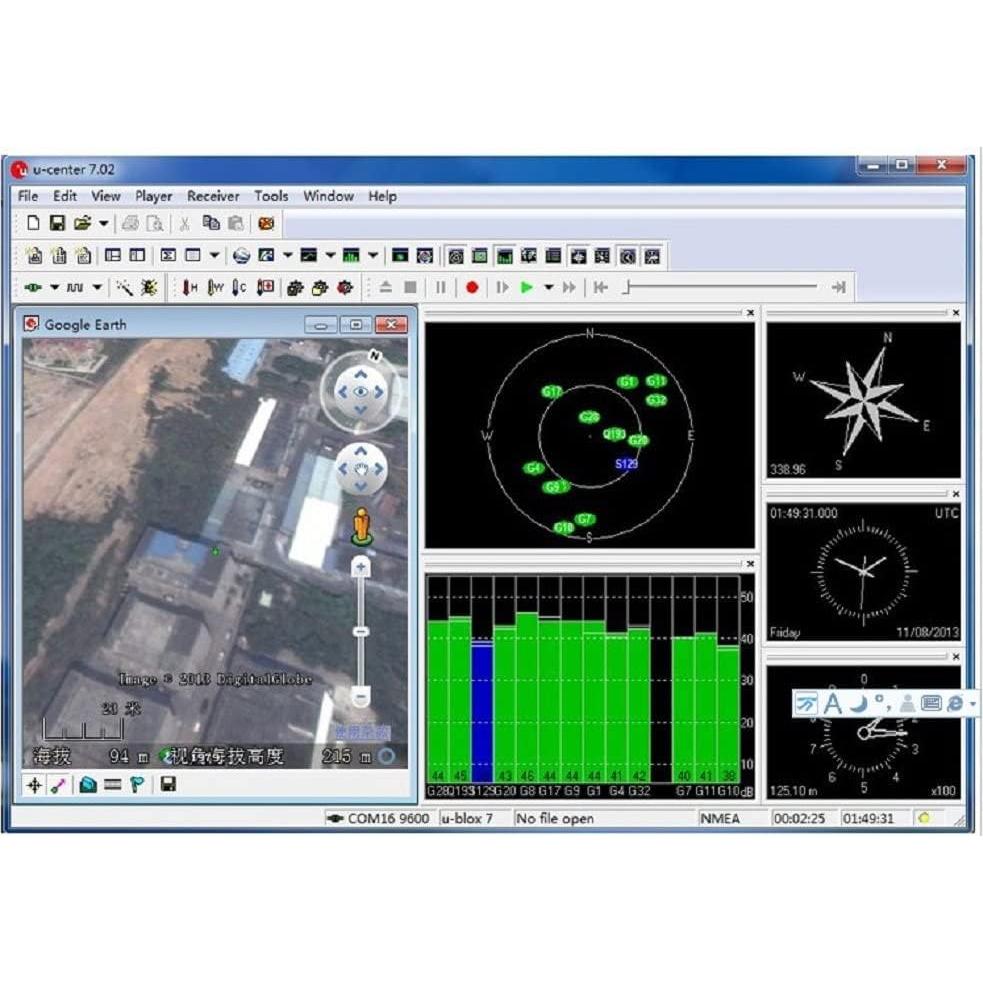 Receptor GPS USB VK-162 G-Mouse 2PCS Antena Externa 121.9g